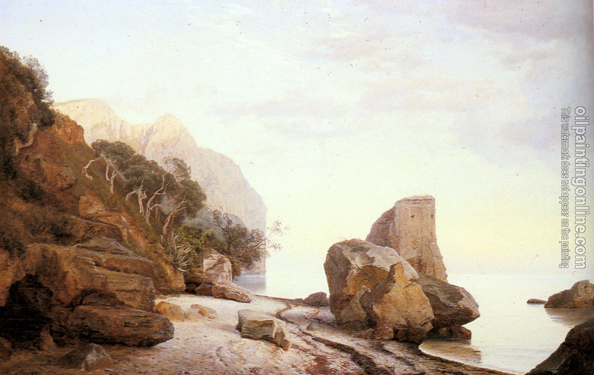 La Cour, Janus Andreas Bartholin - Rocks Along the Shore